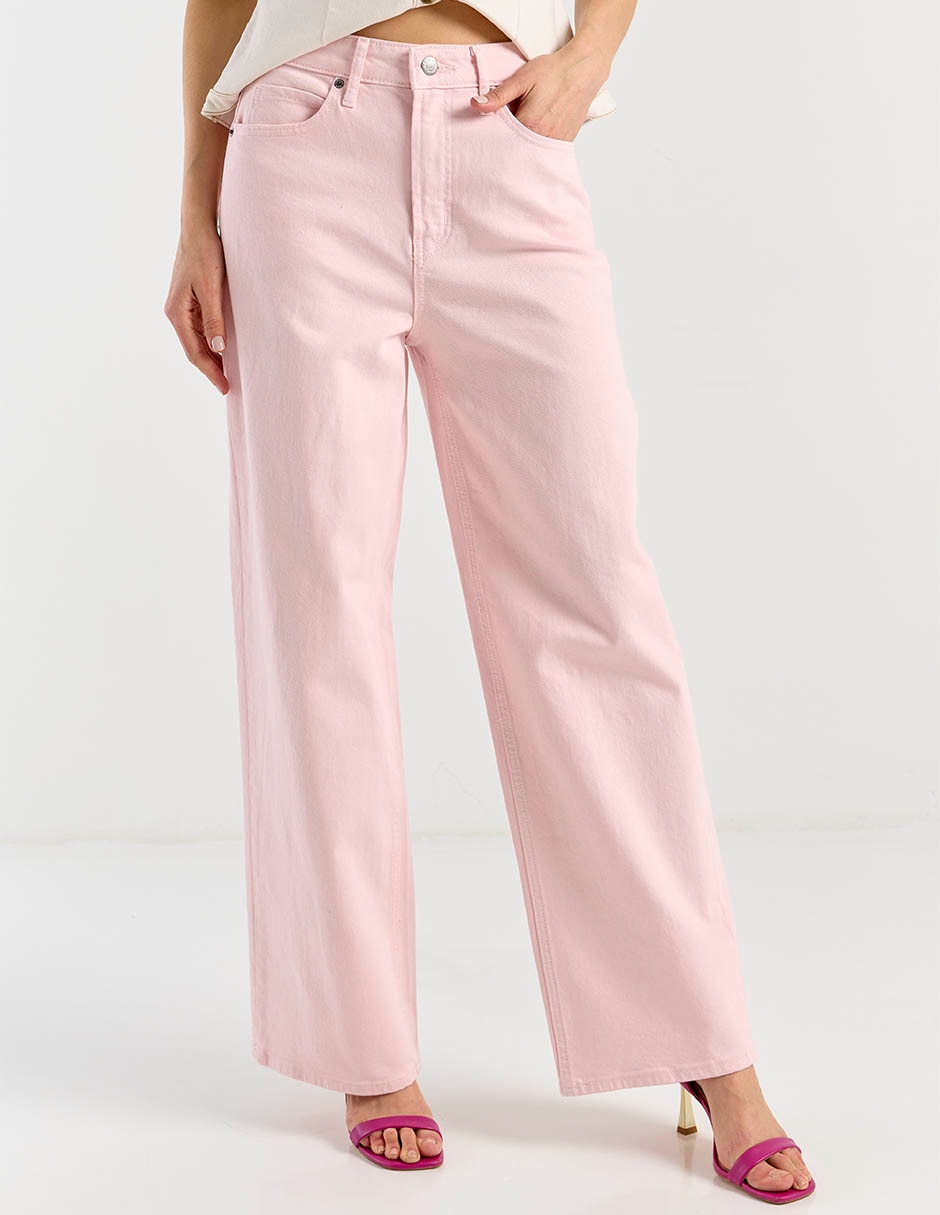 Jeans Wide Leg a la cintura Old Navy para mujer