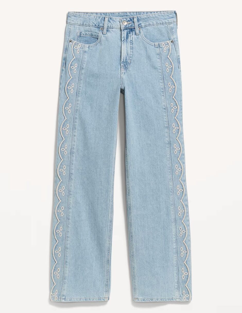 Jeans wide leg para mujer 1
