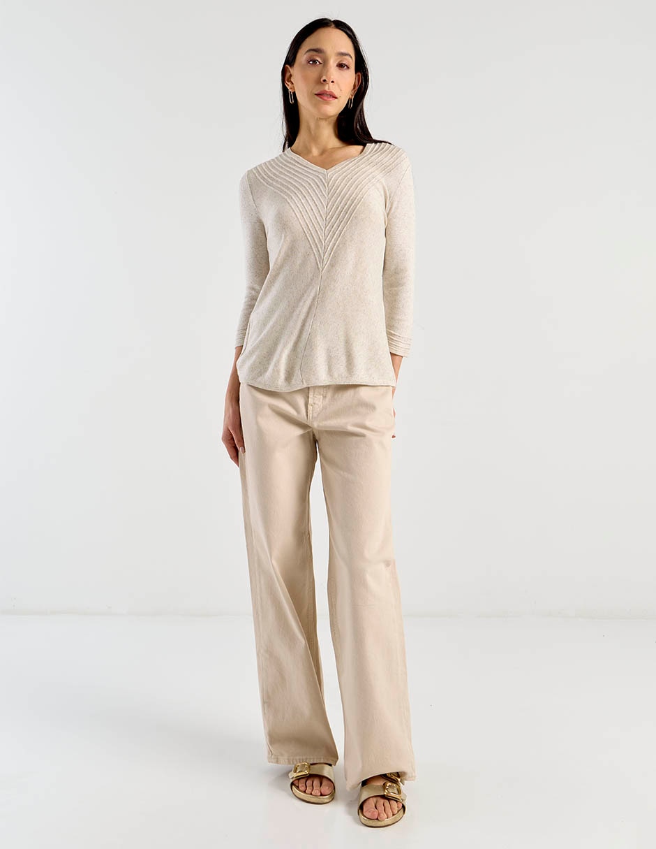 Jeans wide leg cintura Old Navy para mujer