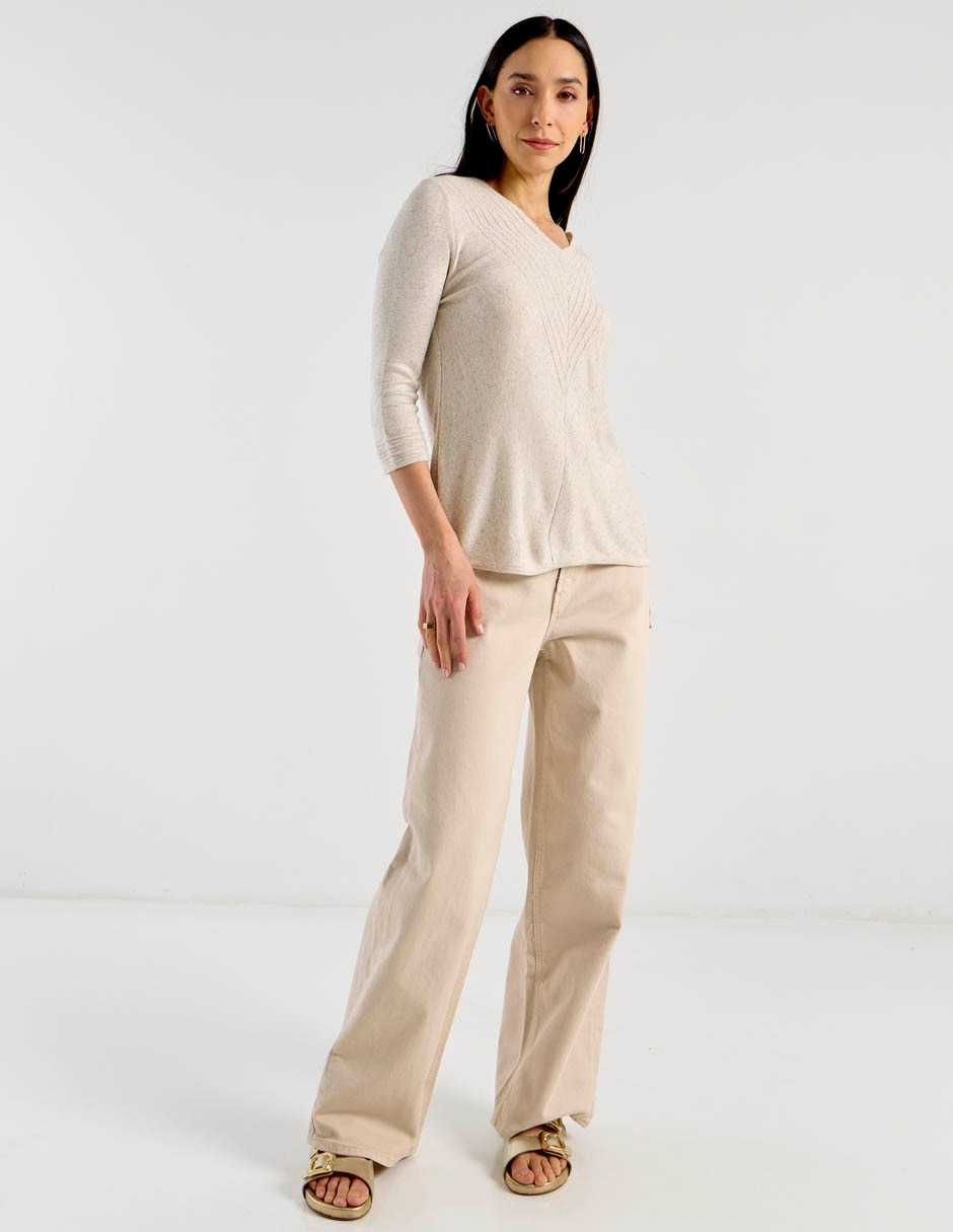 Jeans wide leg cintura Old Navy para mujer