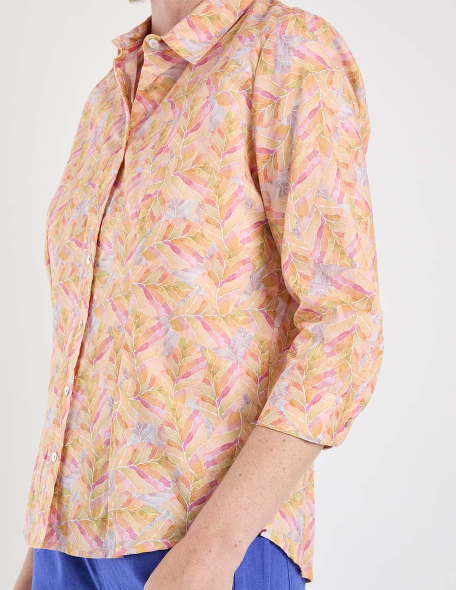 Blusa ferrioni manga 3/4 para mujer