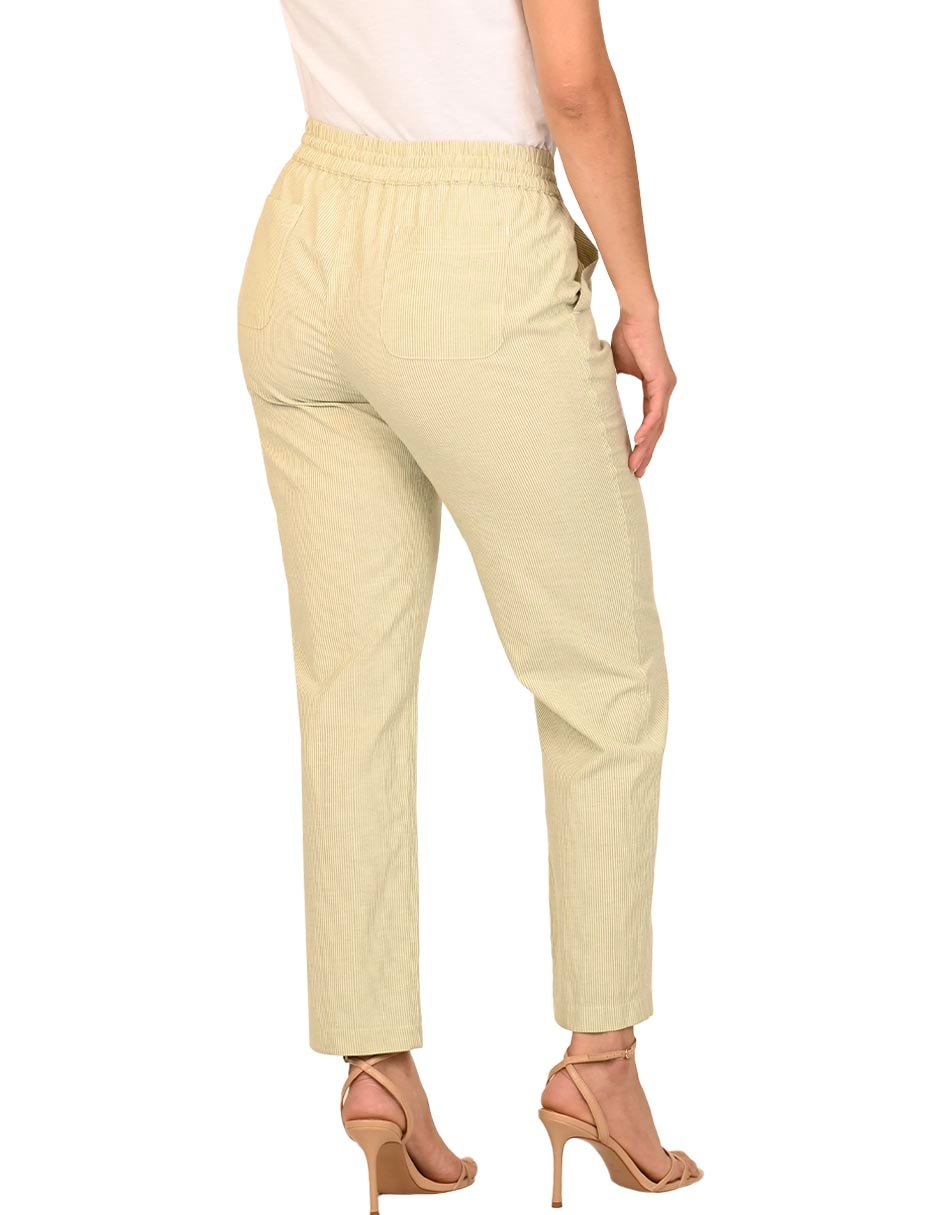 "pantalón" regular amplio "para mujer" 3