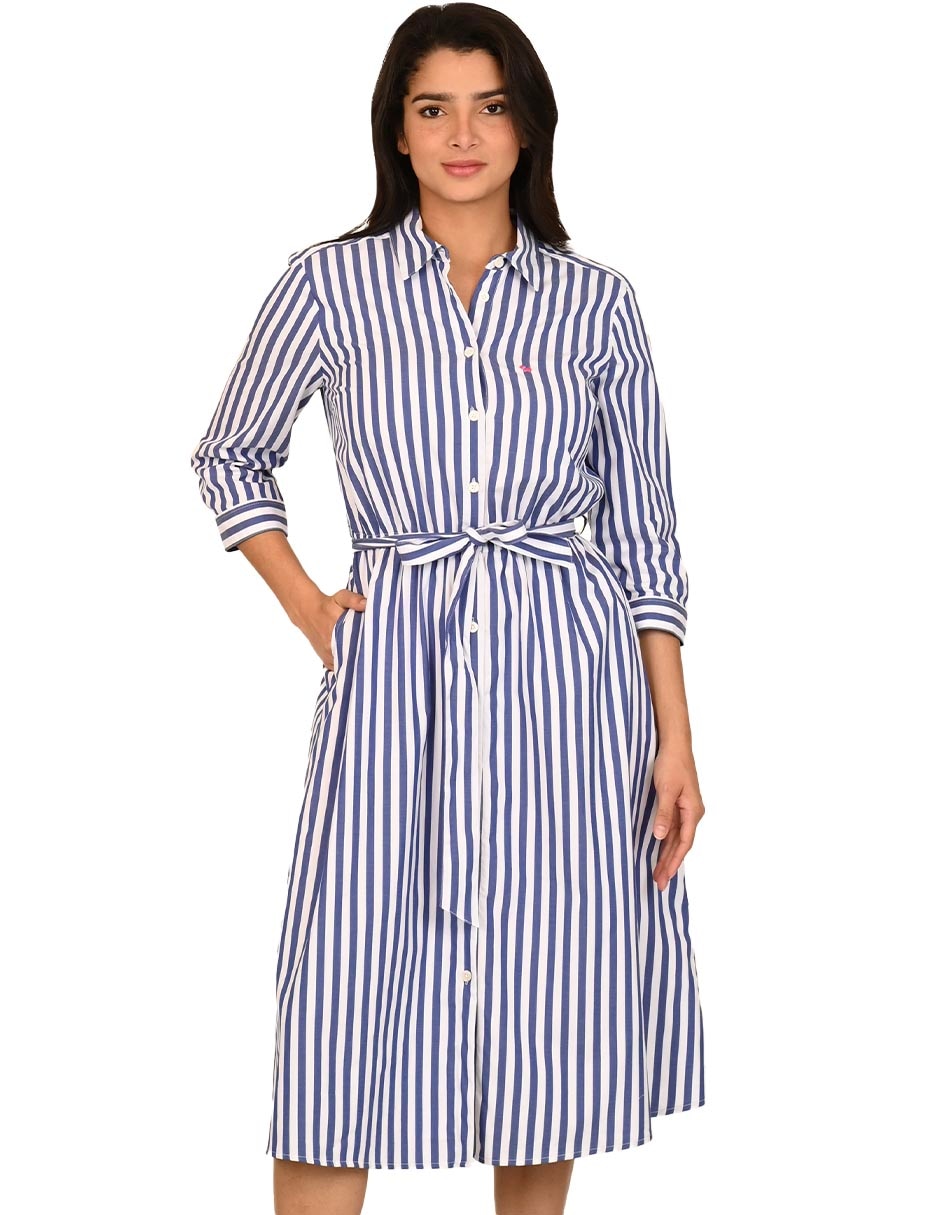 Vestido midi casual para mujer Vestido midi casual para mujer