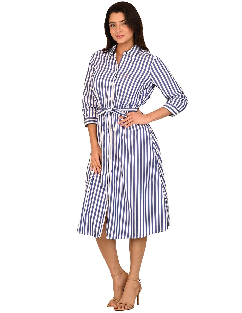 Vestido midi casual para mujer