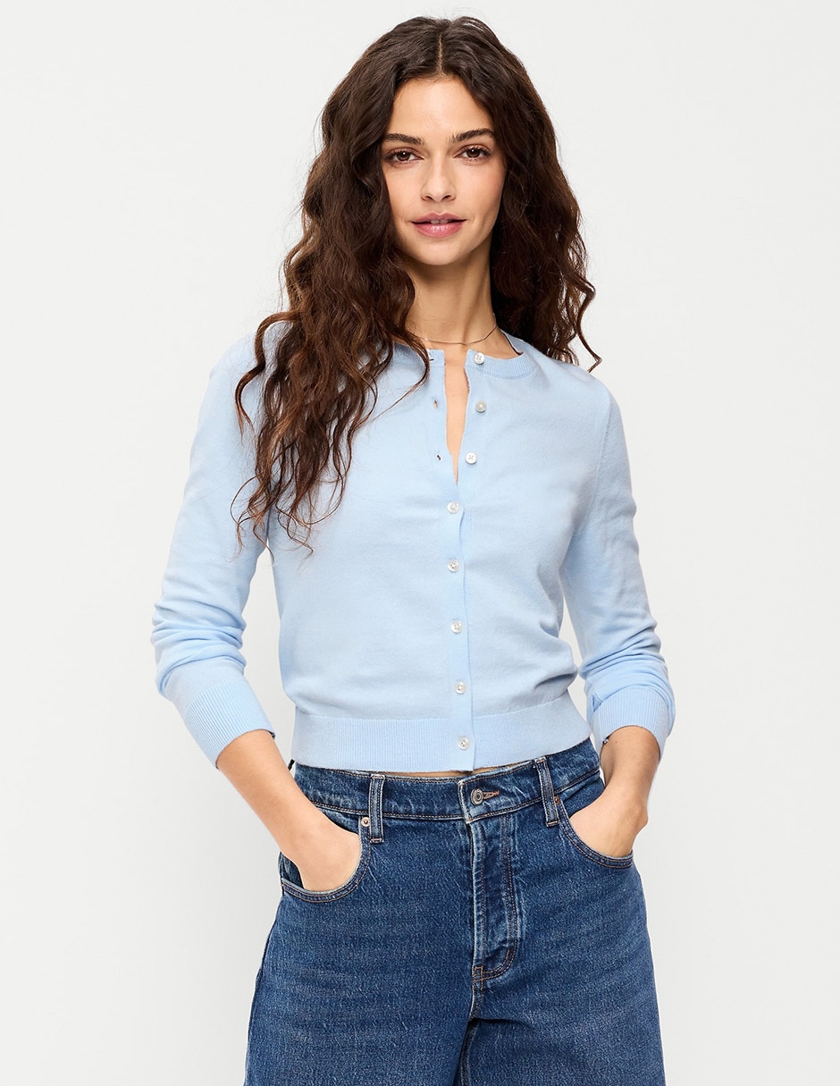 Suéter cuello redondo para mujer Suéter cuello redondo para mujer