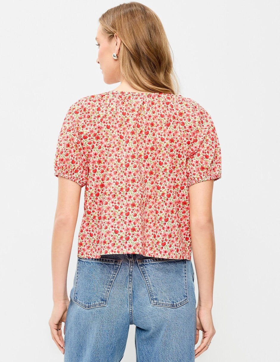 Blusa manga corta para mujer 3