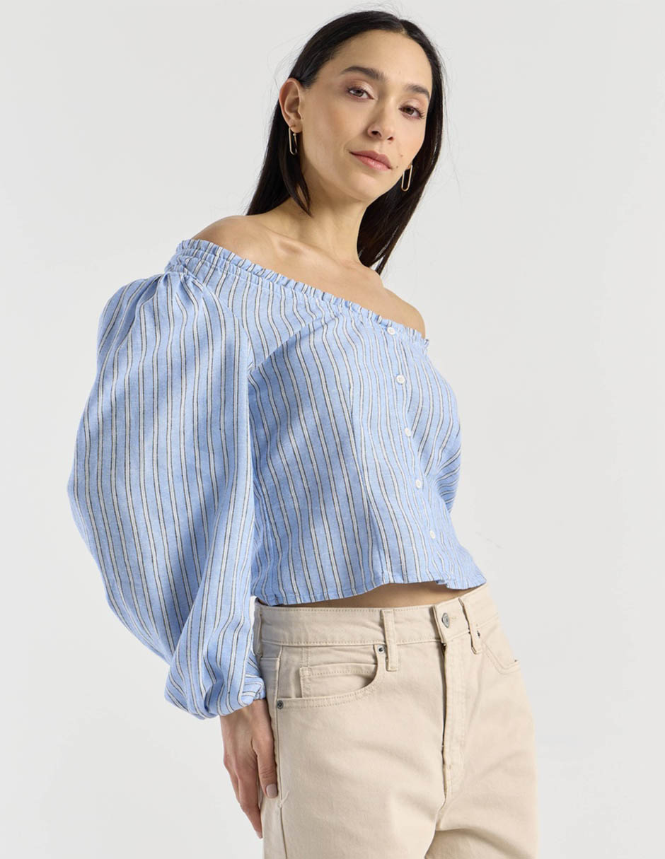 Blusa manga larga para mujer 1