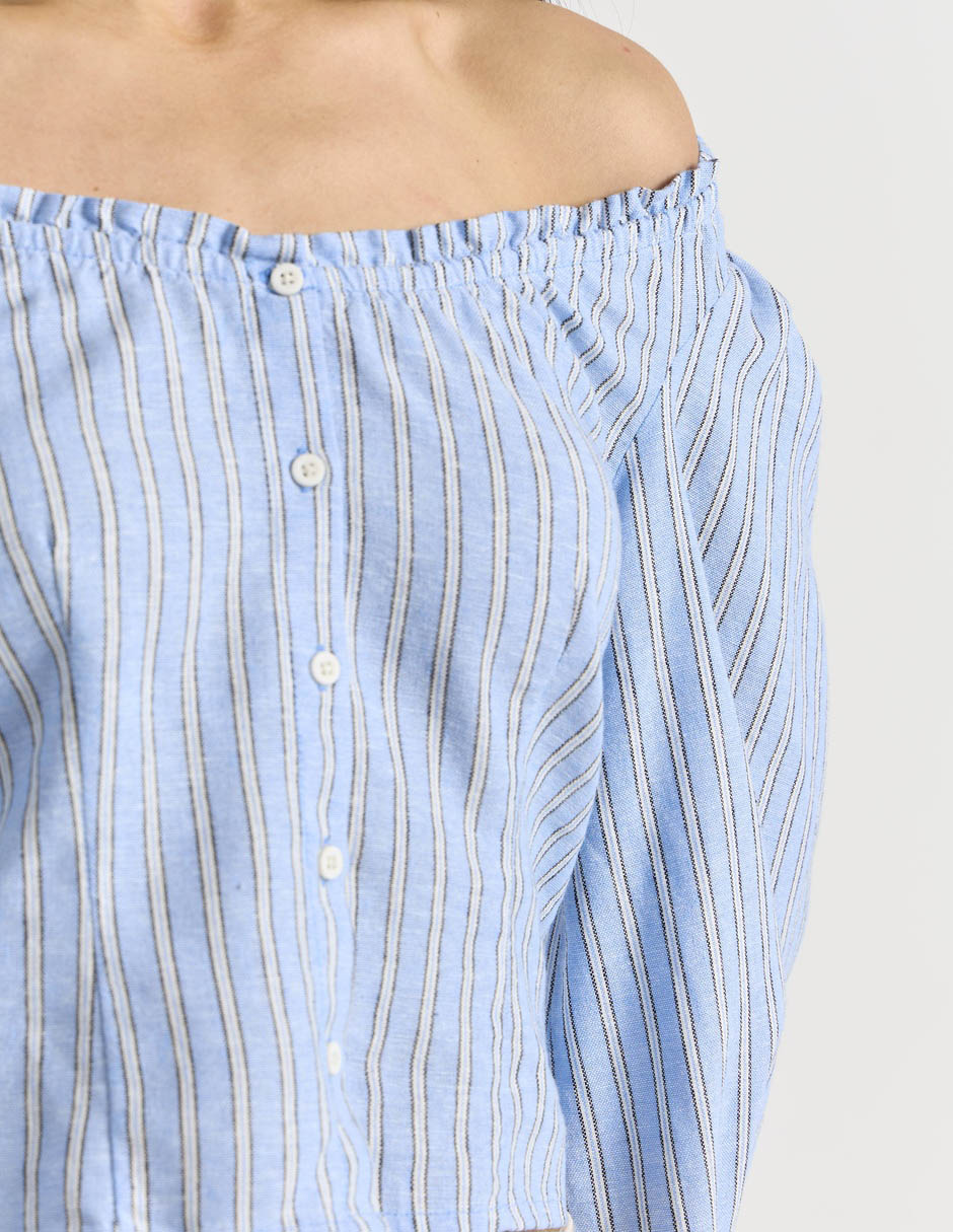Blusa manga larga para mujer 9