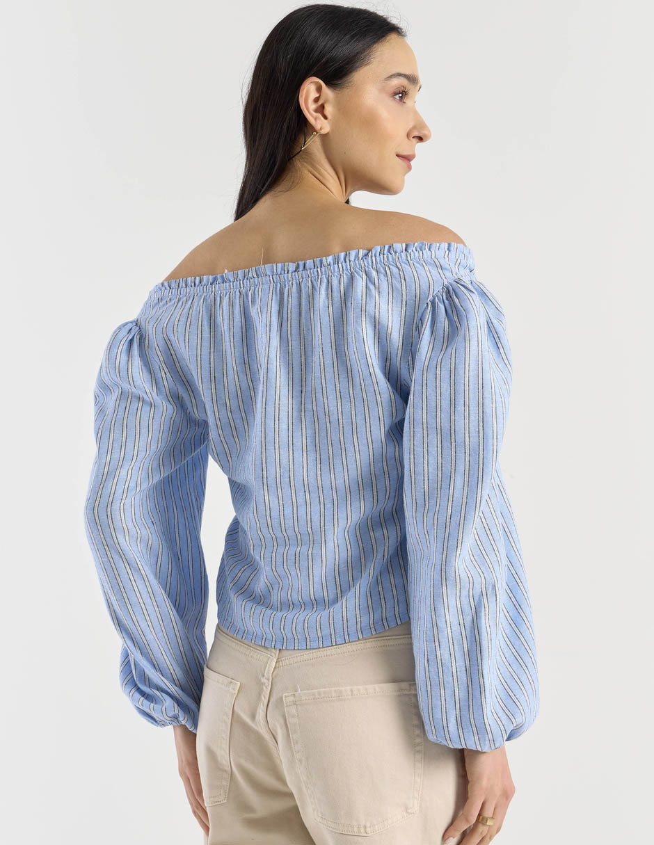 Blusa manga larga para mujer 11