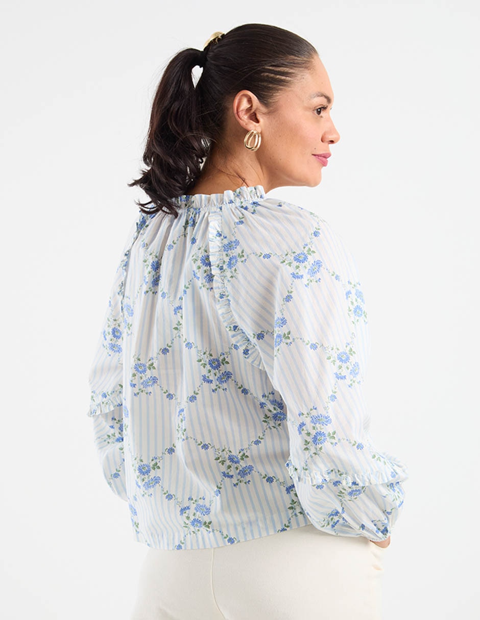 Blusa manga larga para mujer 11