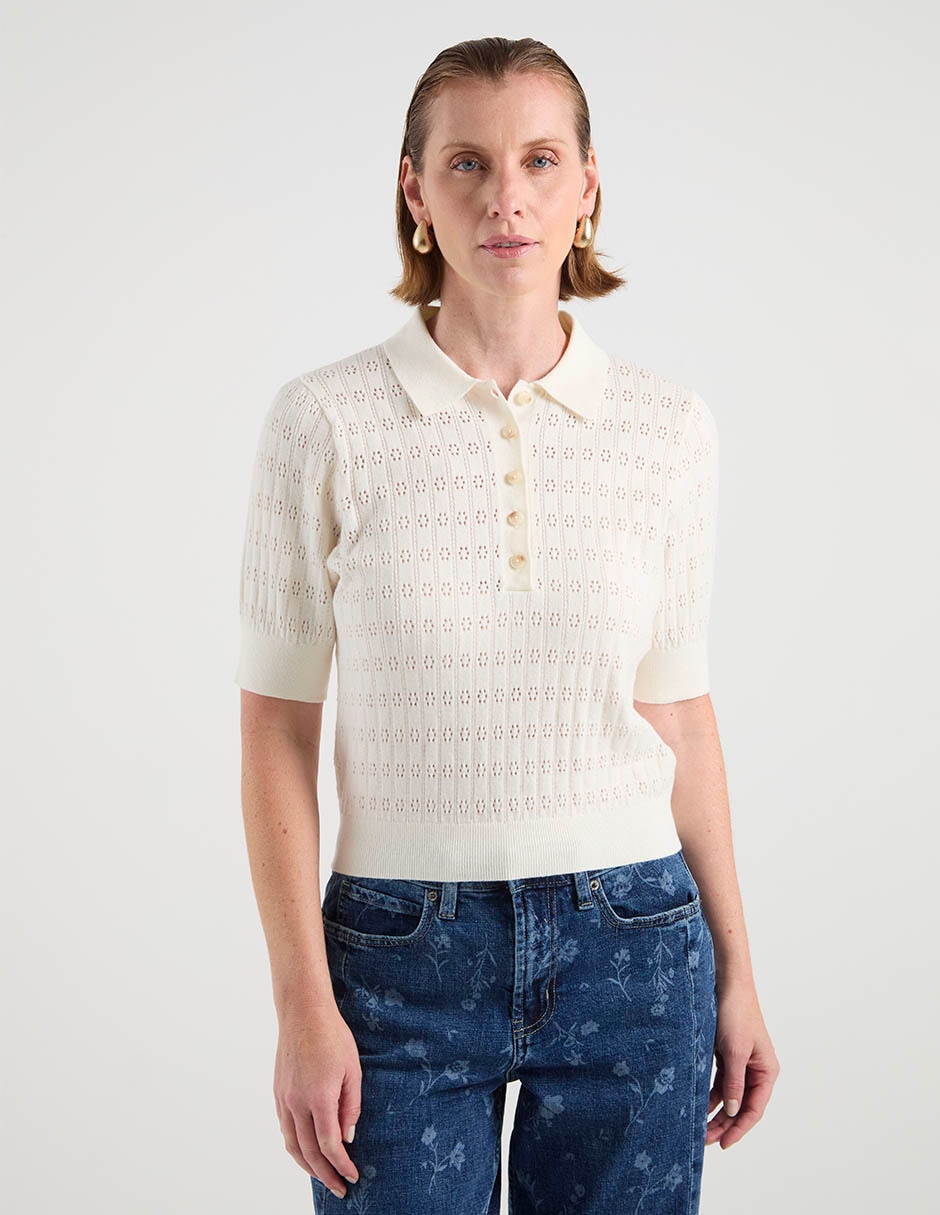 Blusa manga al codo para mujer 5