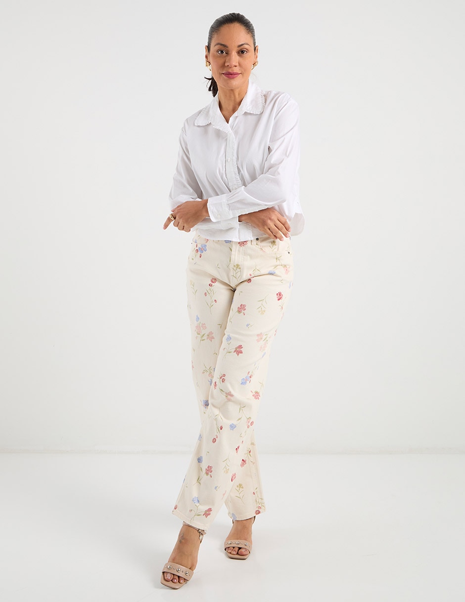 Blusa camisera manga larga para mujer 8