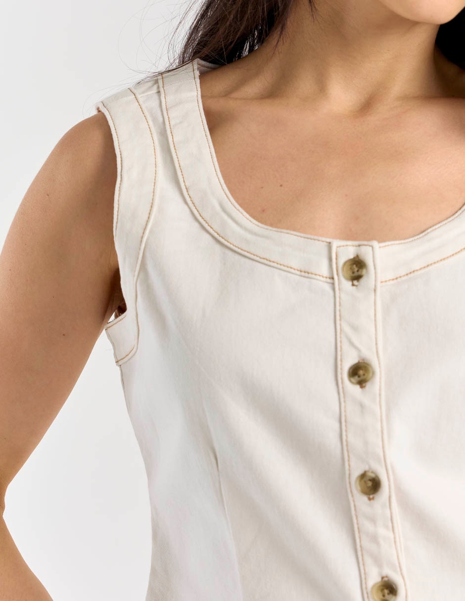 Chaleco de algodón para mujer 9