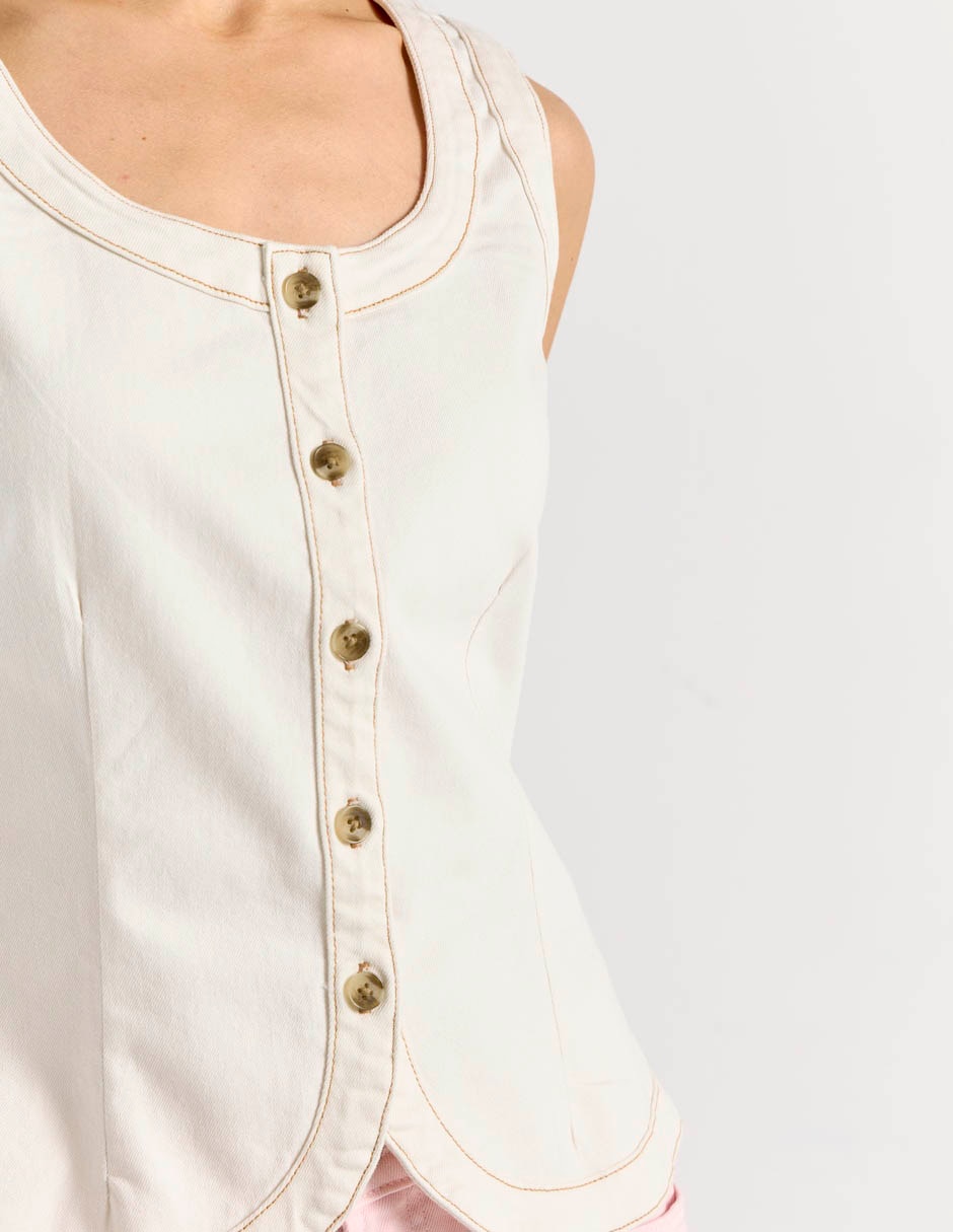 Chaleco de algodón para mujer 10