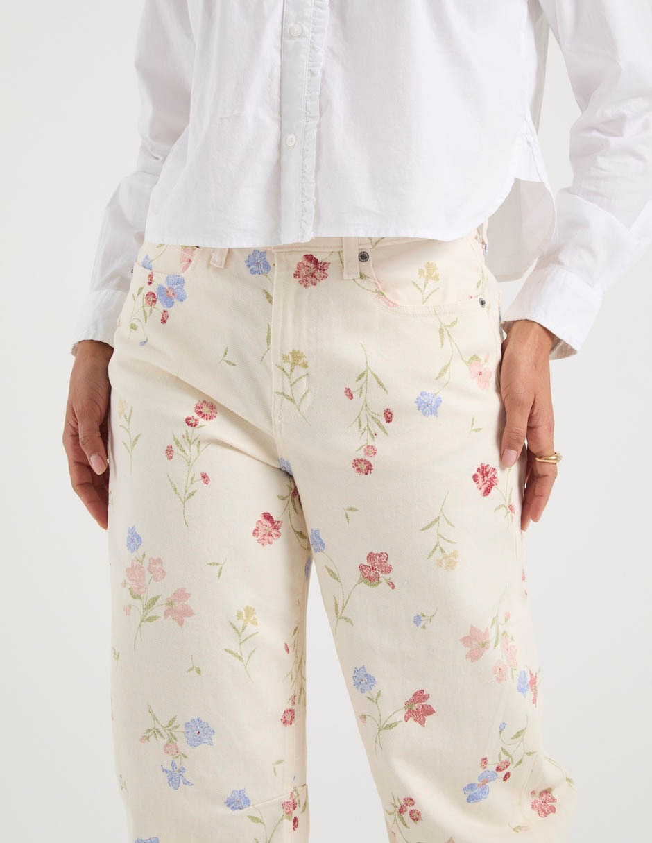 Jeans straight cintura para mujer 9