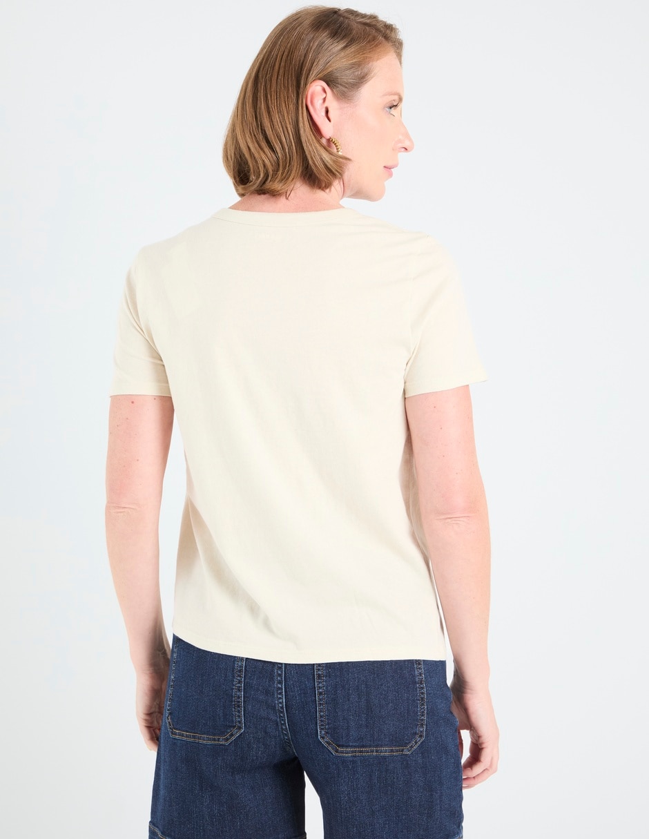 Playera manga corta Old Navy cuello redondo para mujer