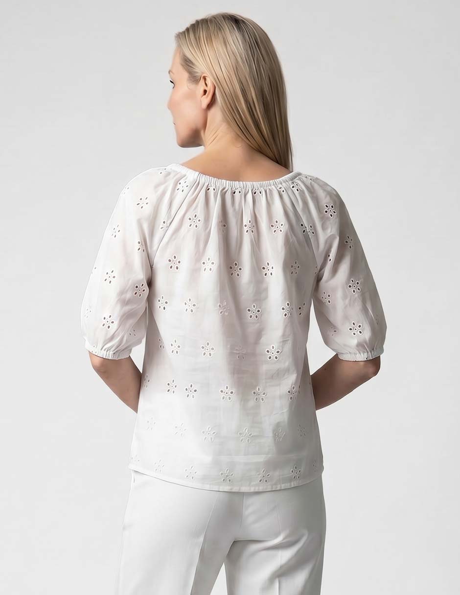Blusa manga 3/4 para mujer