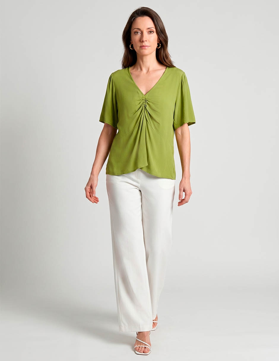 Blusa manga corta para mujer 1
