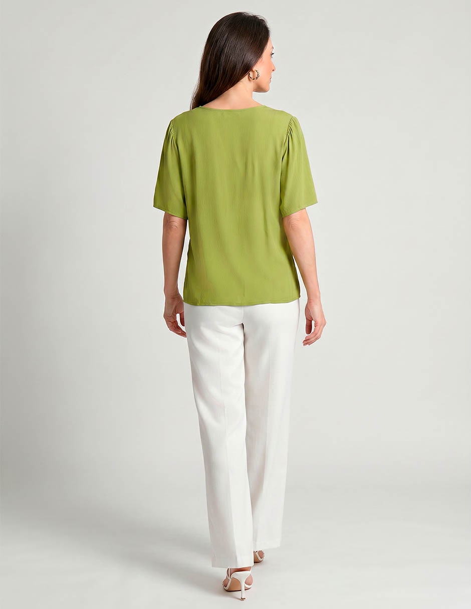 Blusa manga corta para mujer 2