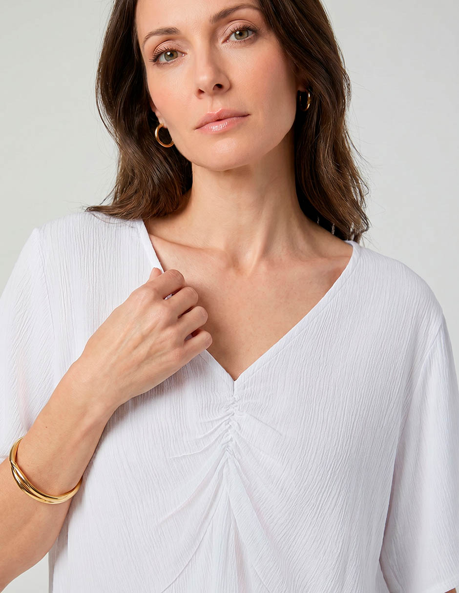 Blusa Lieb manga corta para mujer