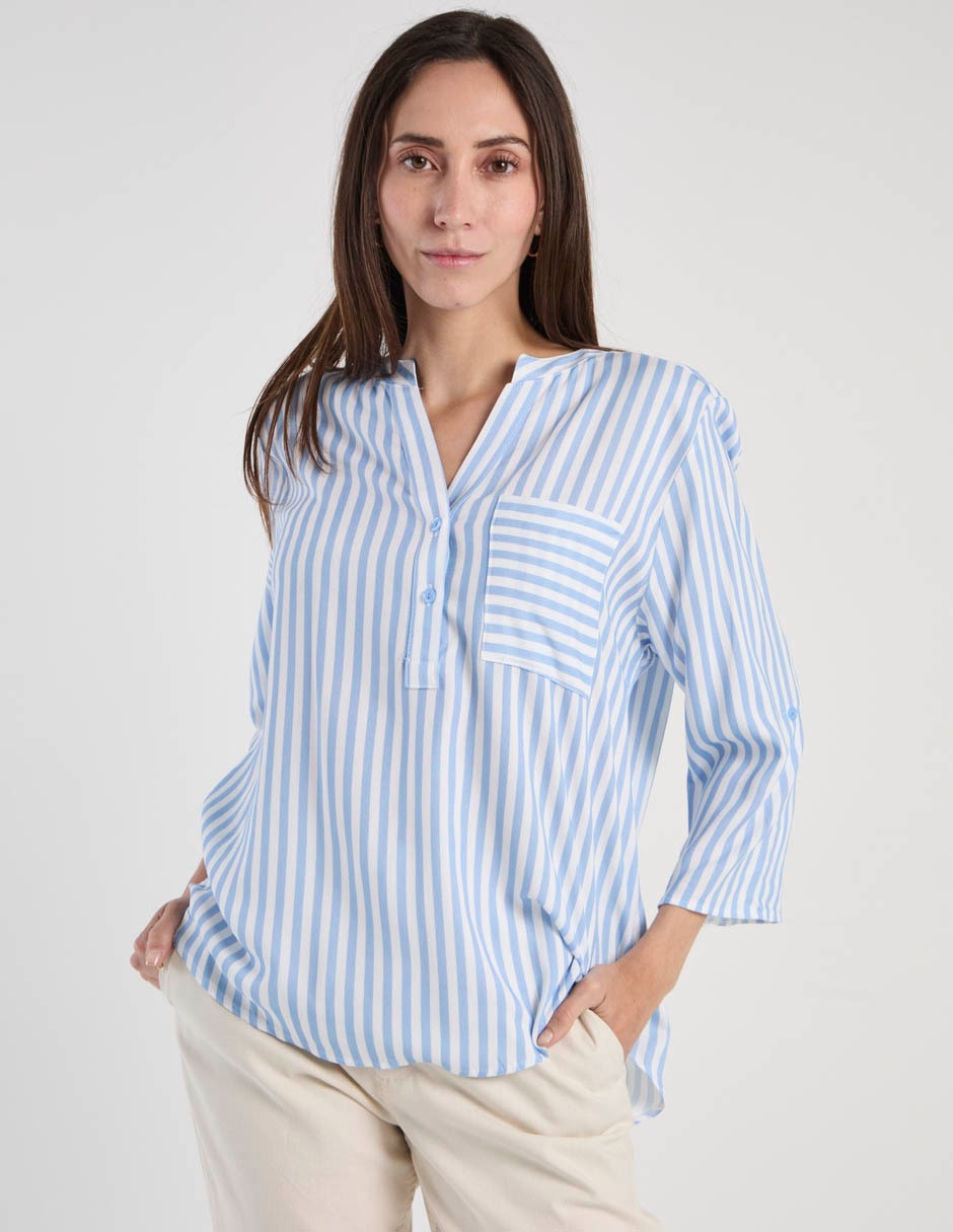 Blusa manga 3/4 para mujer 1
