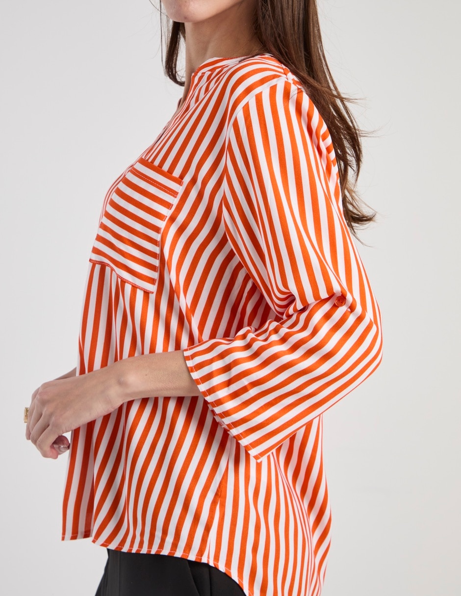 Blusa manga 3/4 para mujer