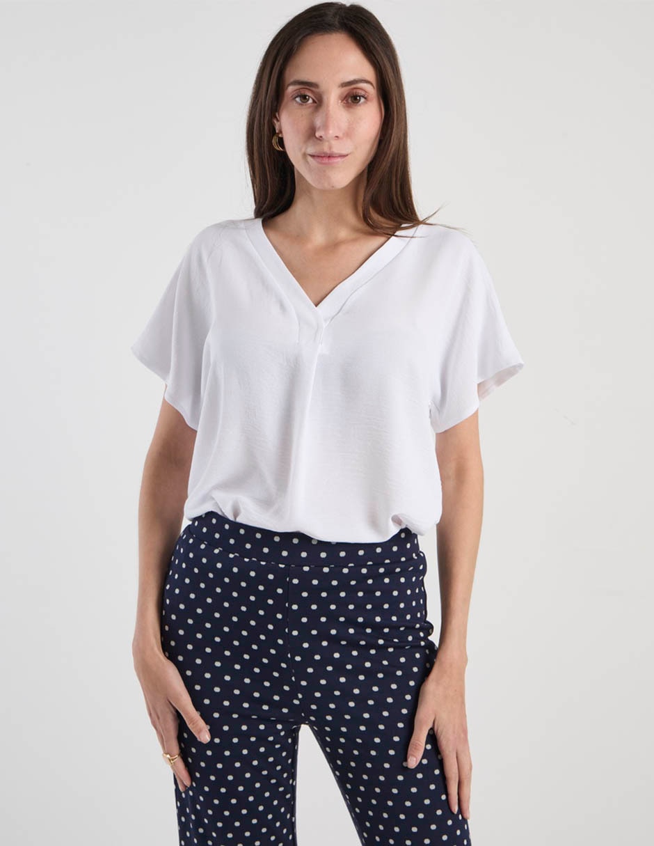 Blusa manga corta para mujer 1