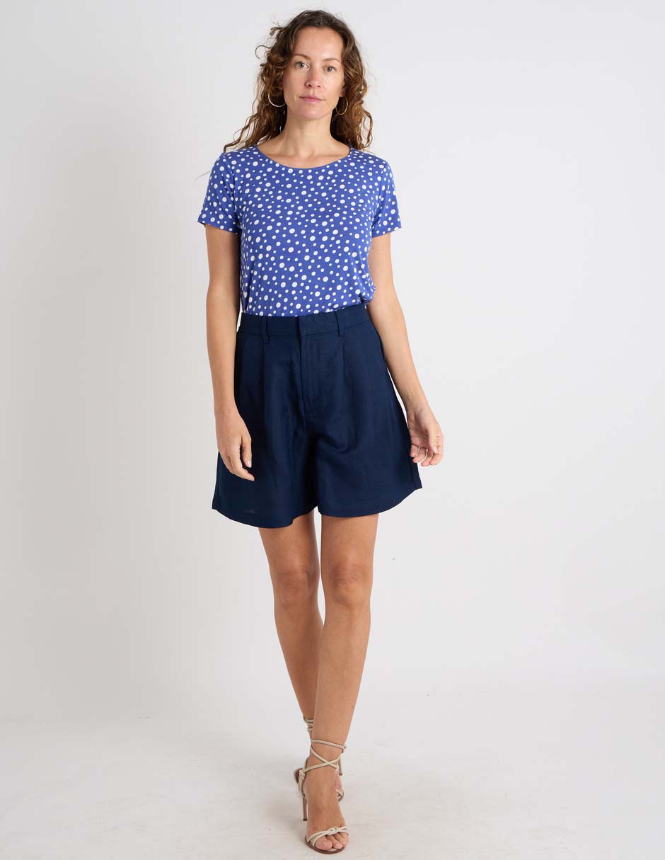 Blusa manga corta para mujer 3