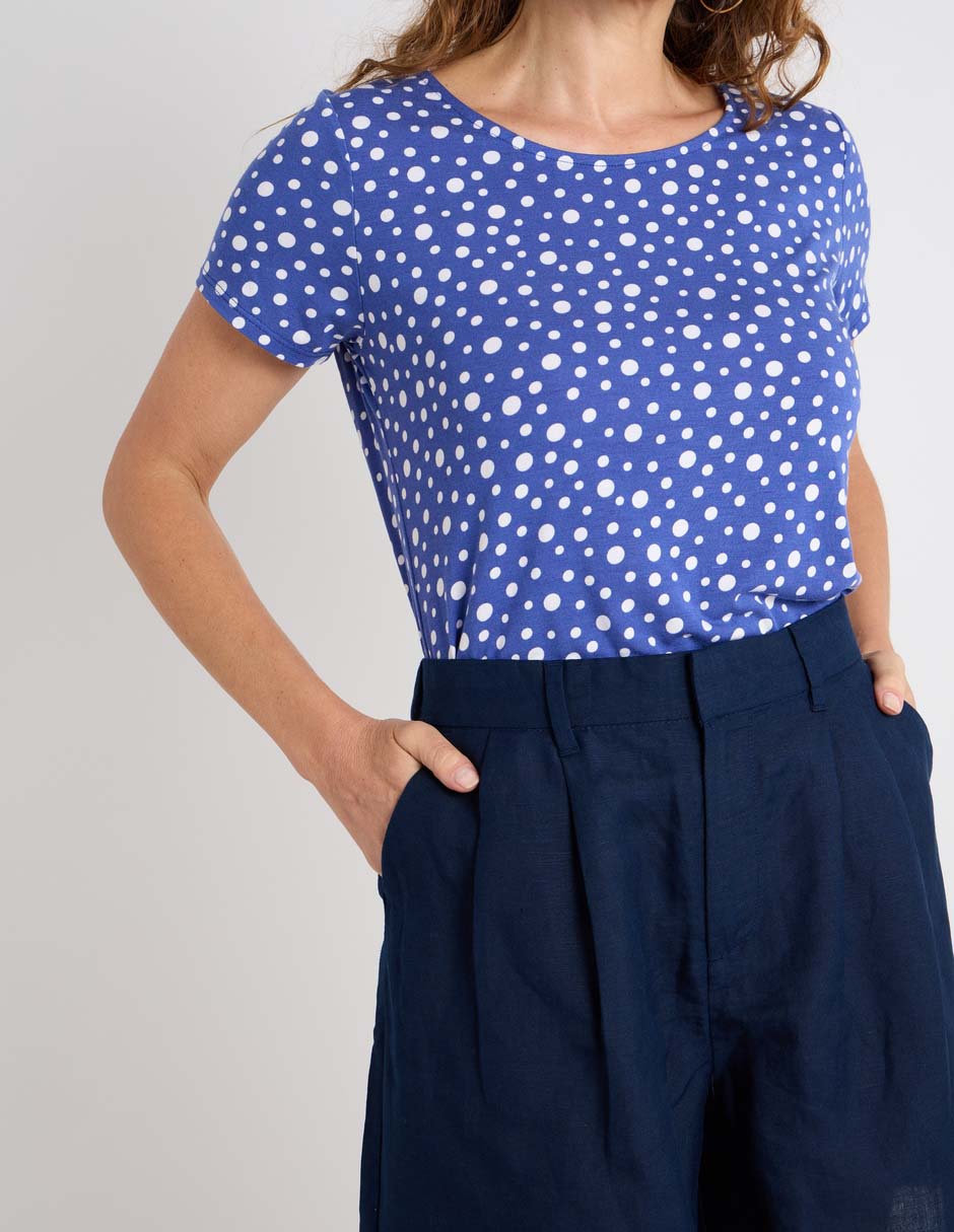 Blusa manga corta para mujer 4