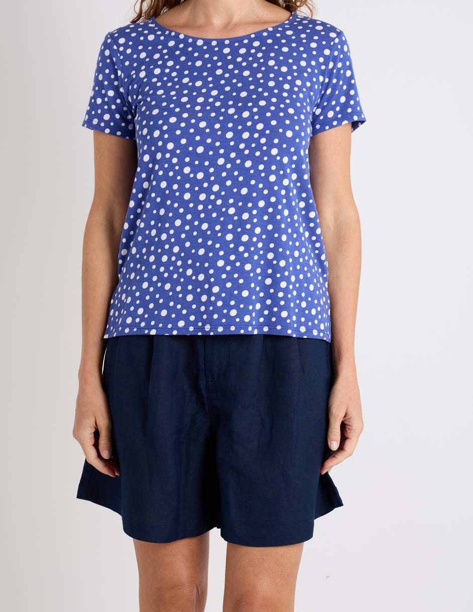 Blusa Lieb manga corta para mujer