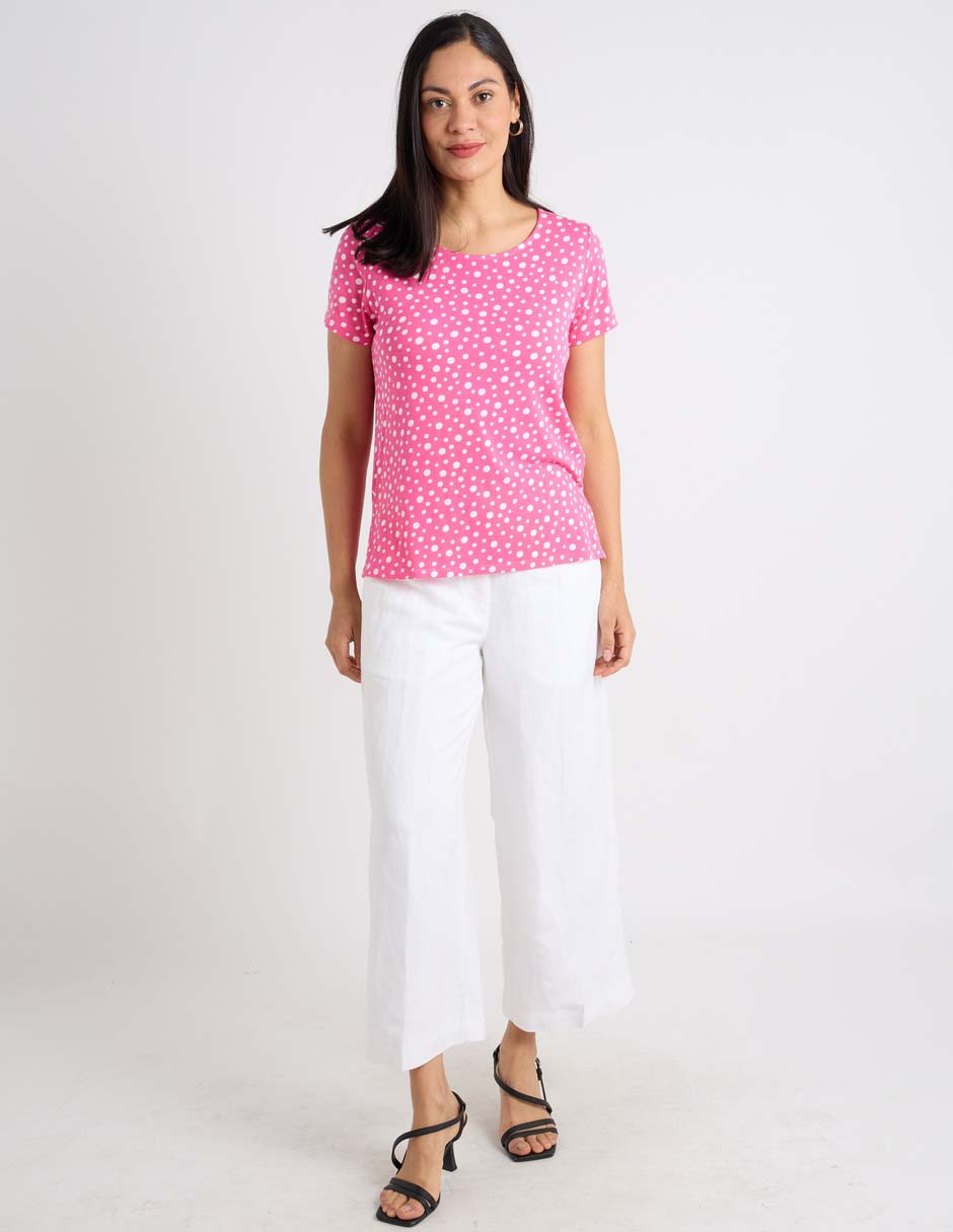 Blusa Lieb manga corta para mujer