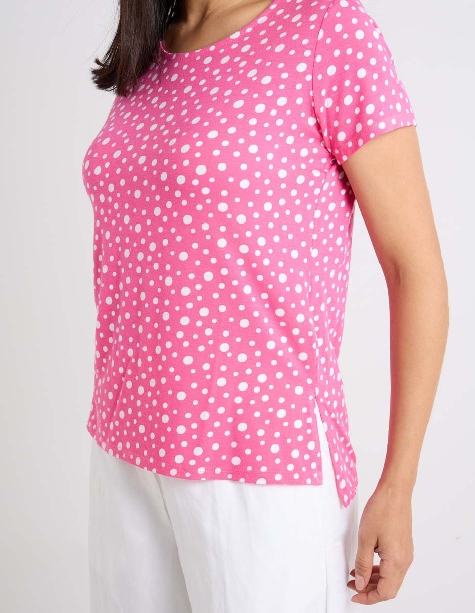 Blusa Lieb manga corta para mujer