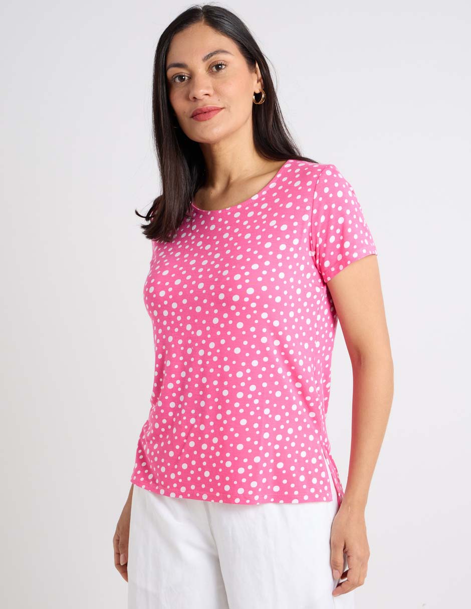 Blusa Lieb manga corta para mujer