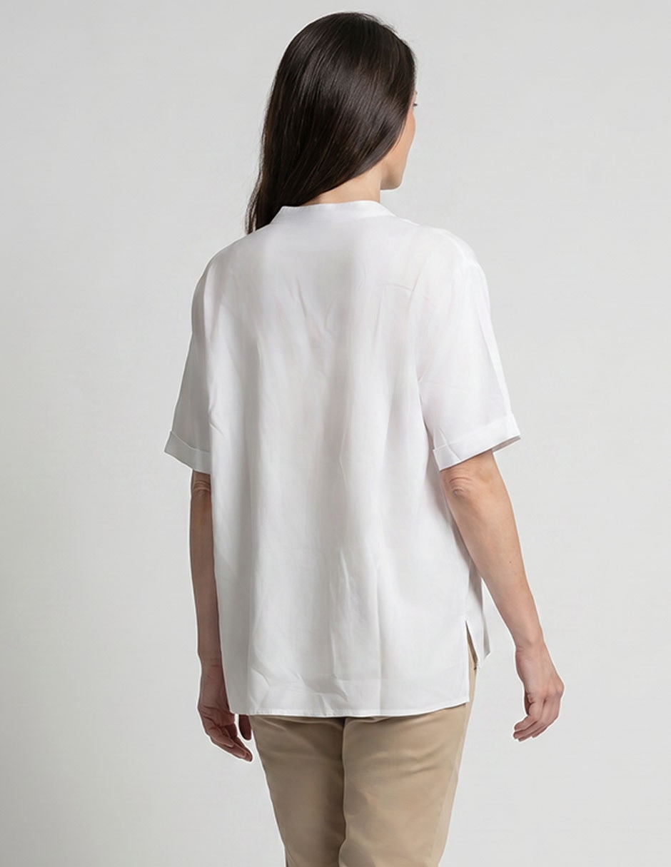 Blusa manga al codo para mujer 2