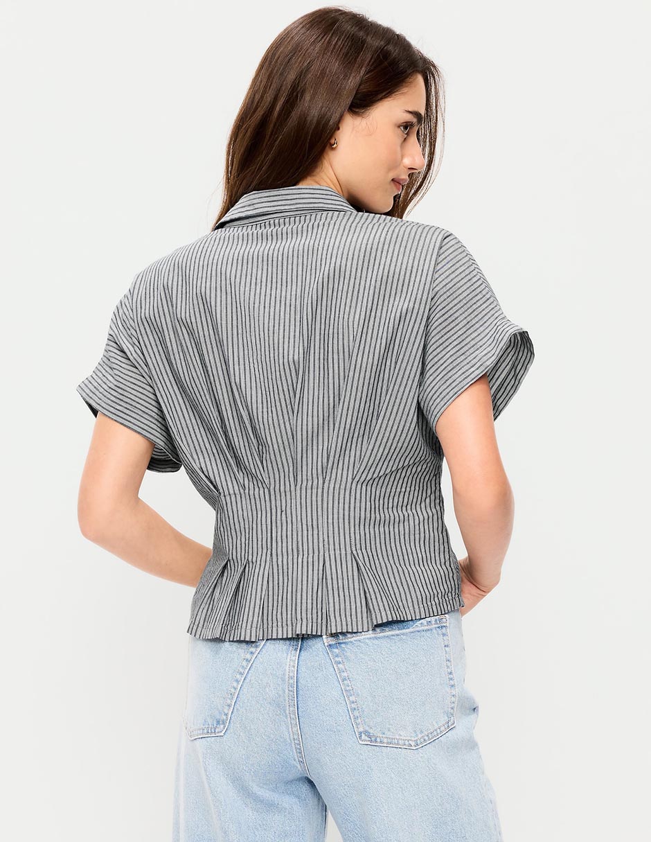 Blusa manga corta para mujer