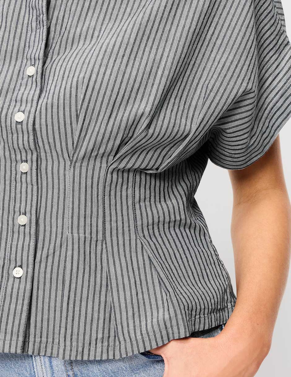 Blusa manga corta para mujer