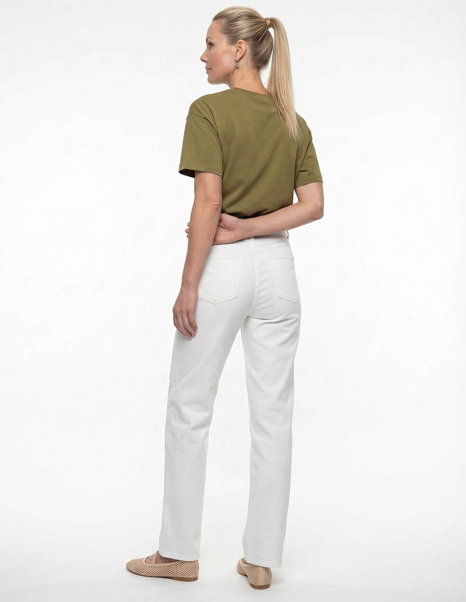 Jeans straight para mujer 5