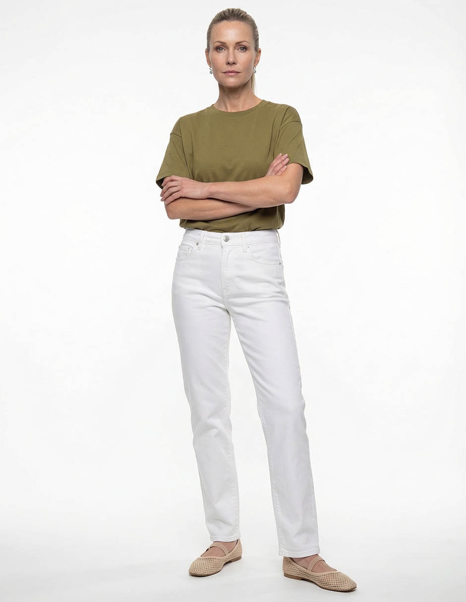 Jeans straight para mujer 4