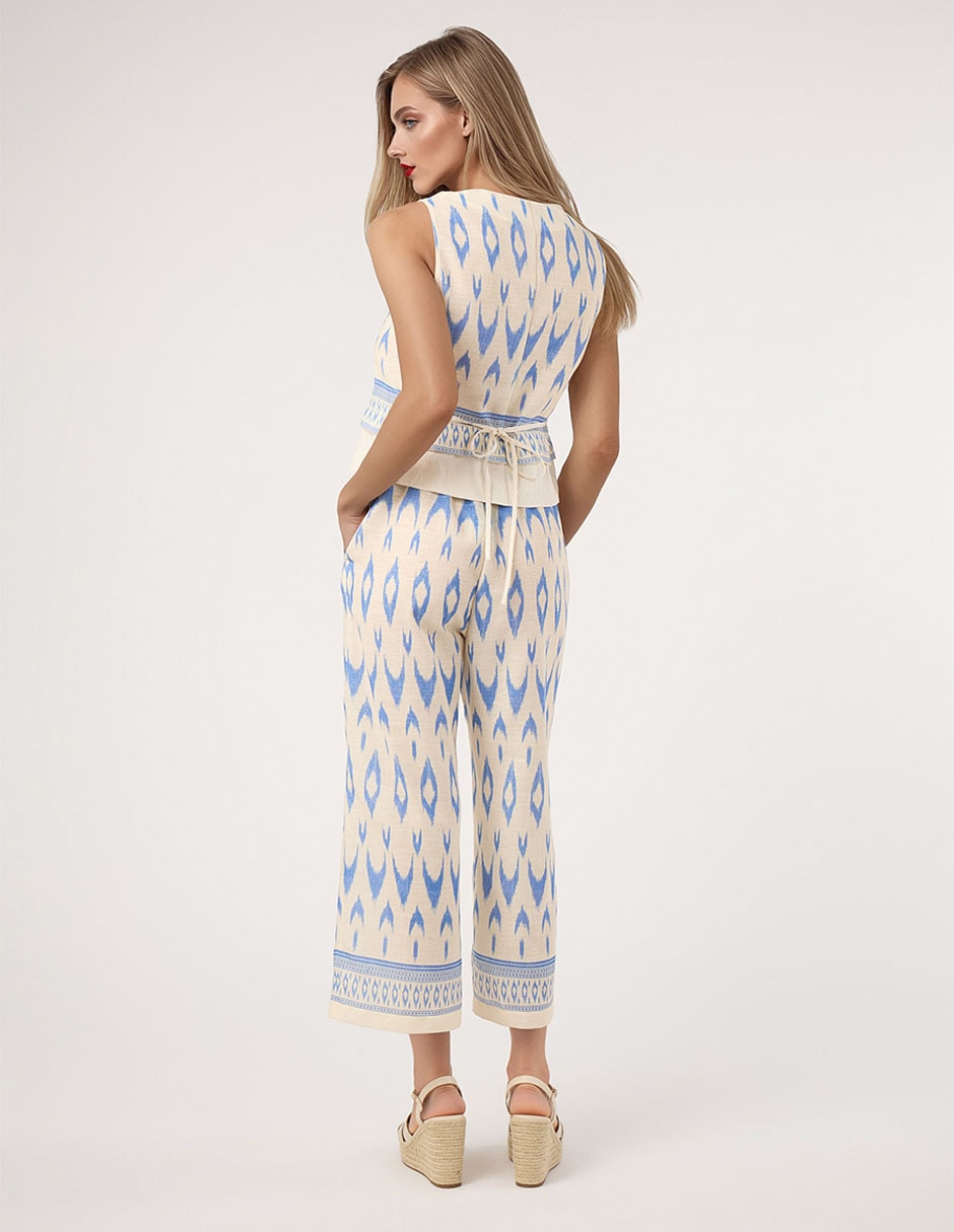 Pantalón coulotte straight para mujer 3
