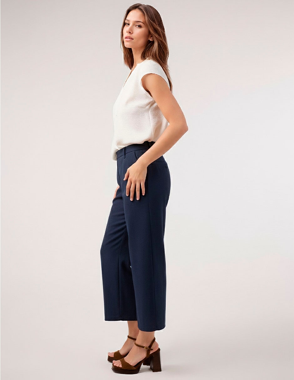Pantalón capri slim para mujer 2