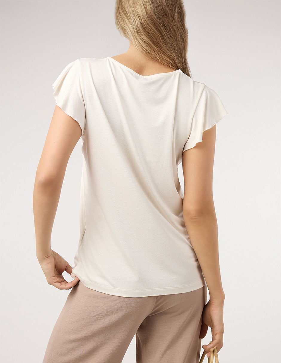 Playera cuello v mujer 3