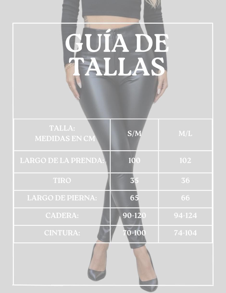 Legging cintura alta con botón para mujer 5