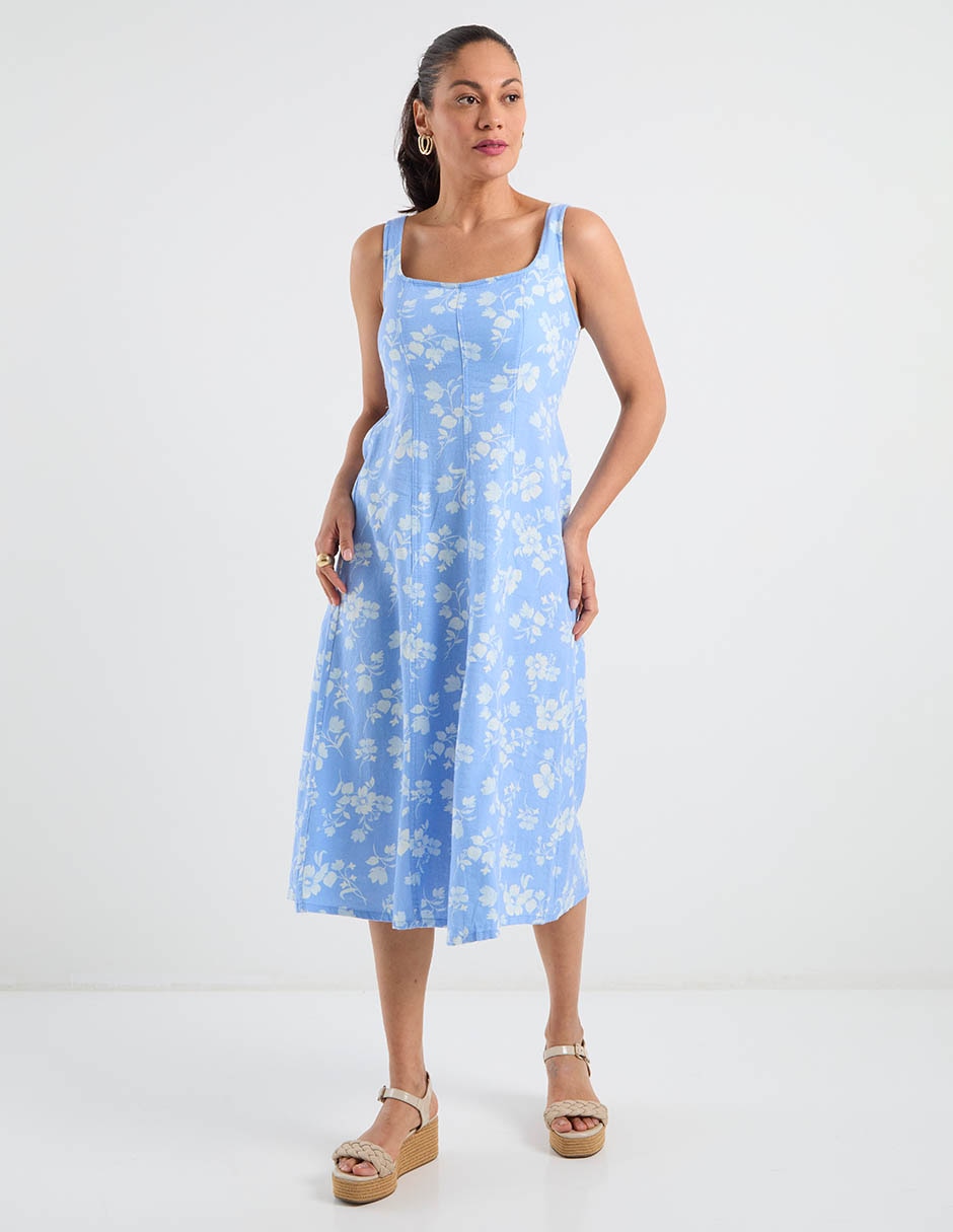 Vestido midi casual para mujer 5