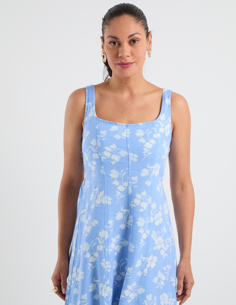 Vestido midi casual para mujer