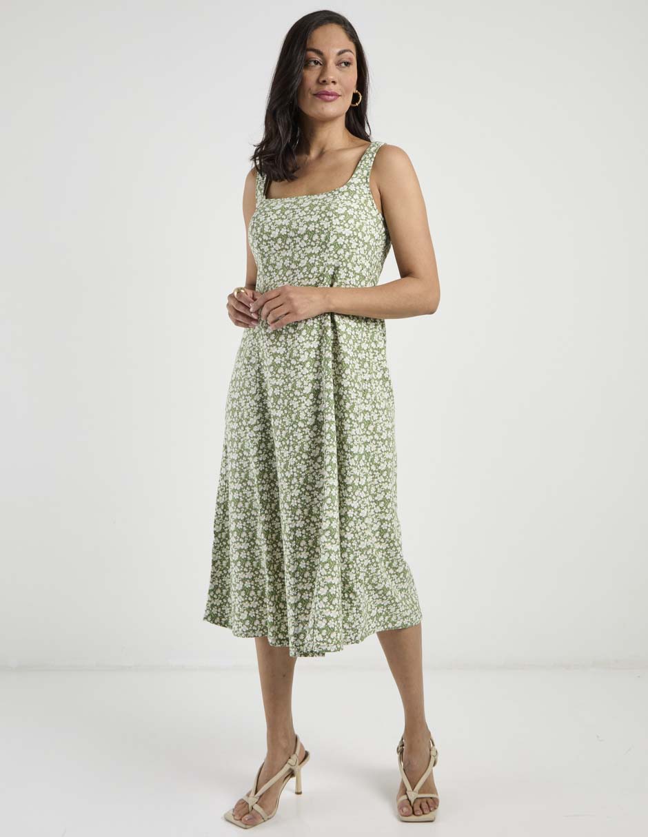 Vestido midi casual para mujer 5