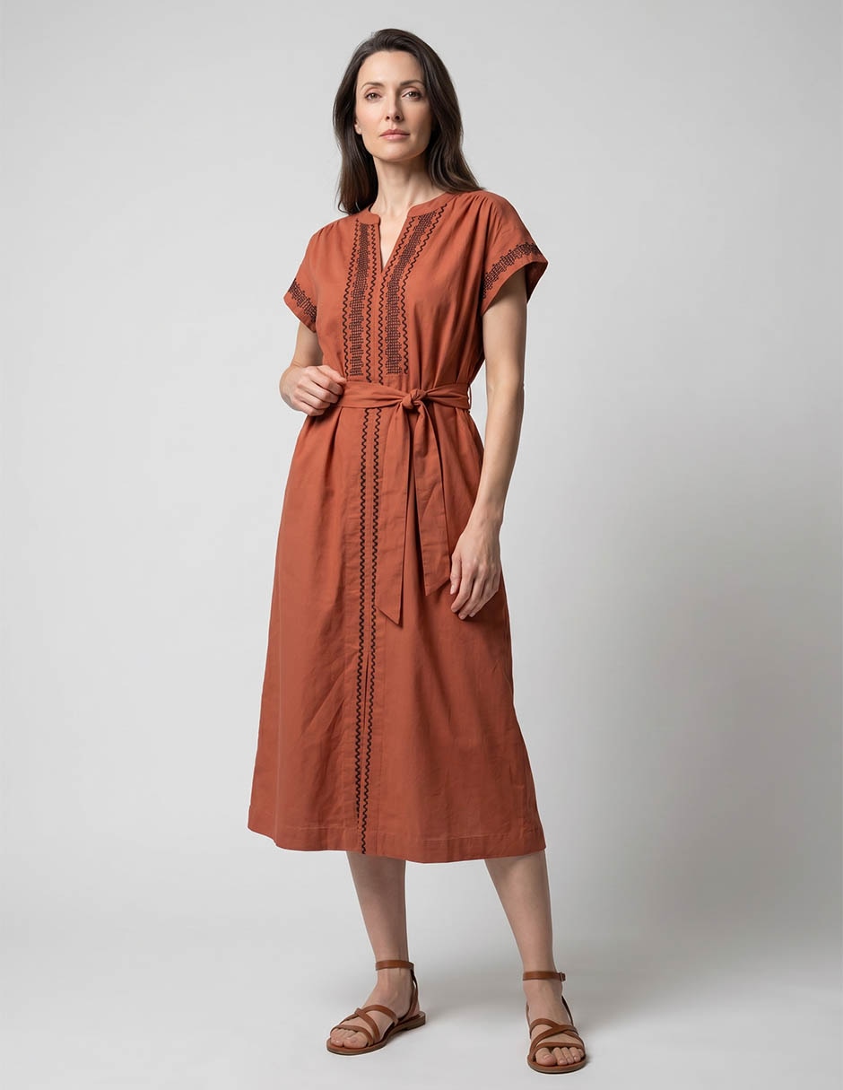 Vestido regular mujer