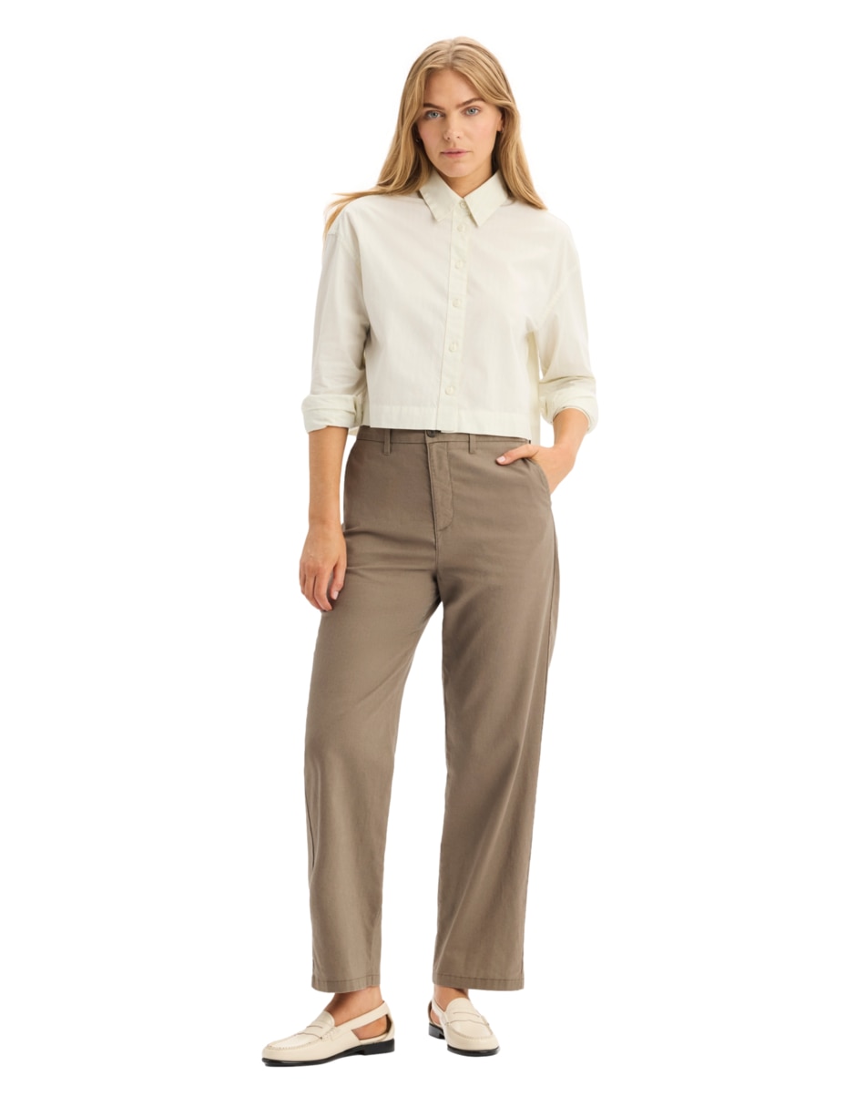 Pantalón recto para mujer