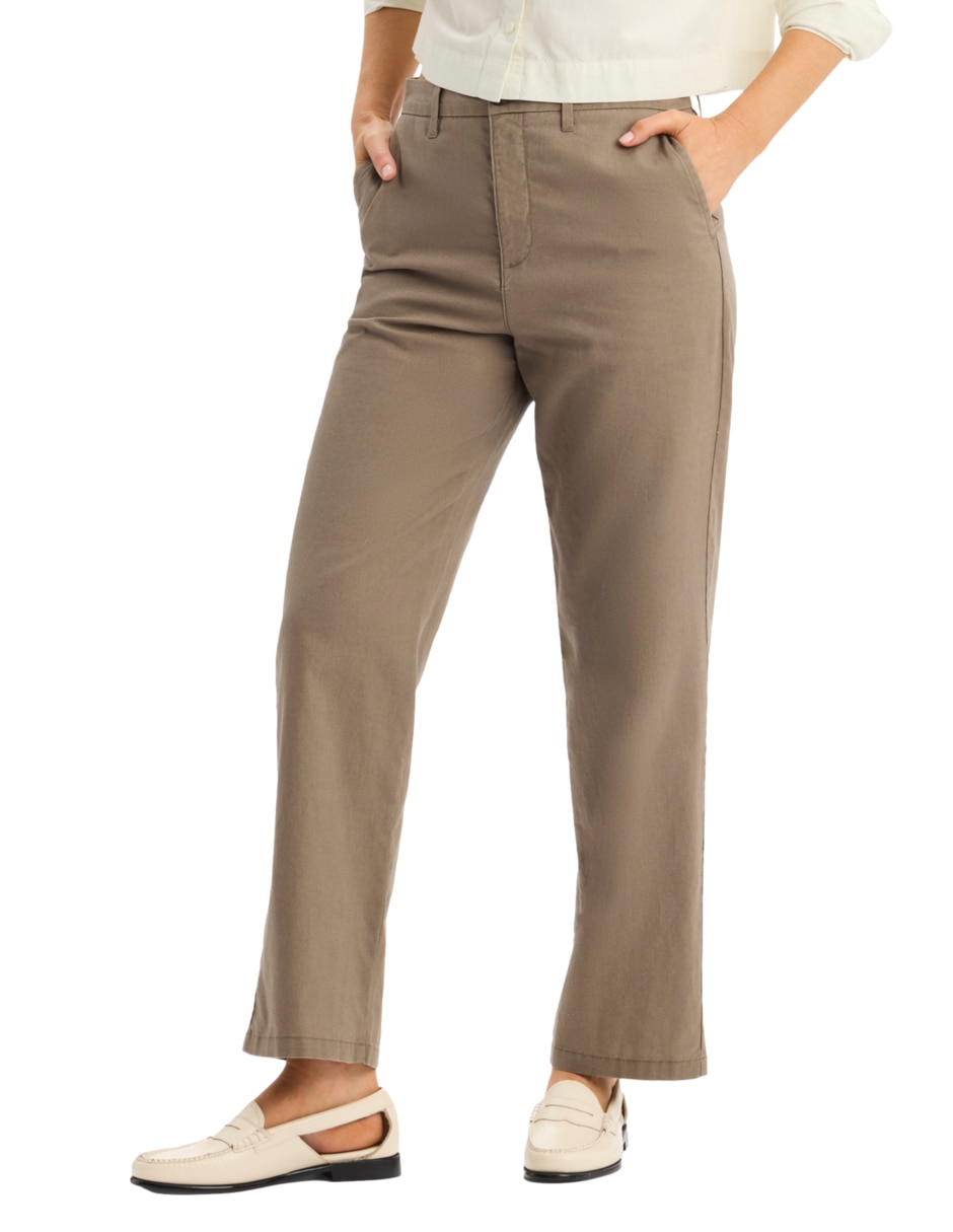 Pantalón Dockers recto para mujer
