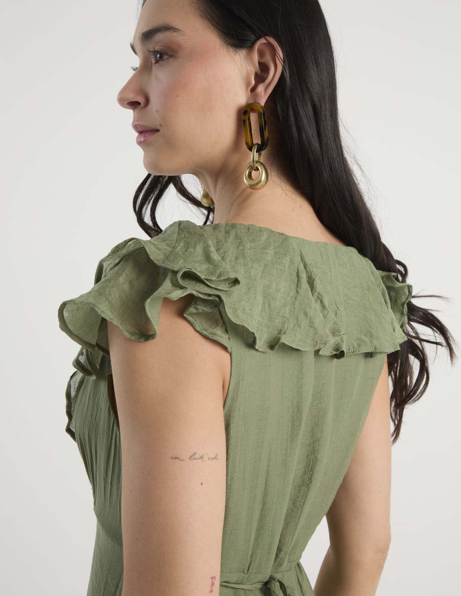 Vestido midi casual para mujer 5