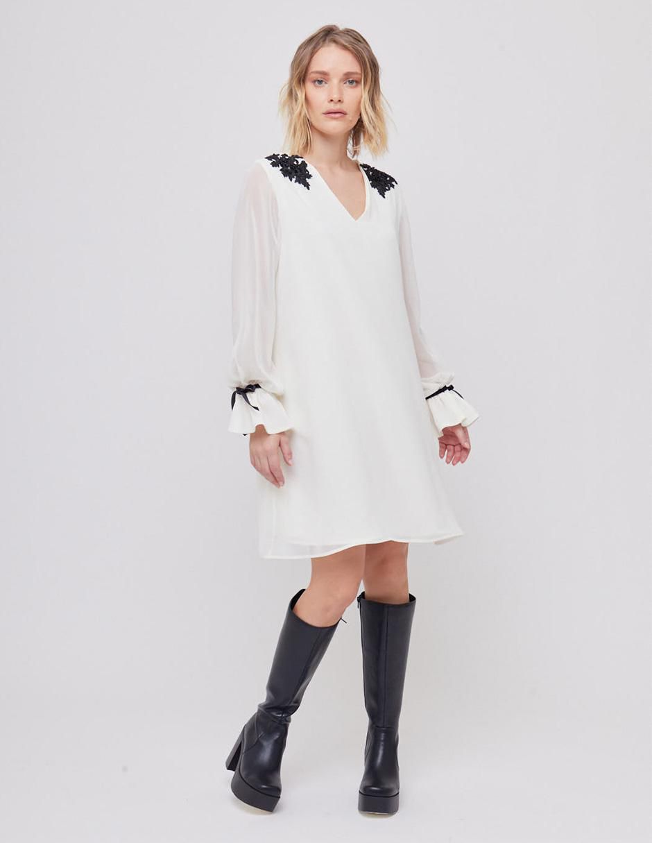 Vestido a la rodilla formal para mujer